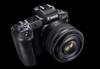 Canon EOS camera with RF 35mm f/1.8 Macro IS STM