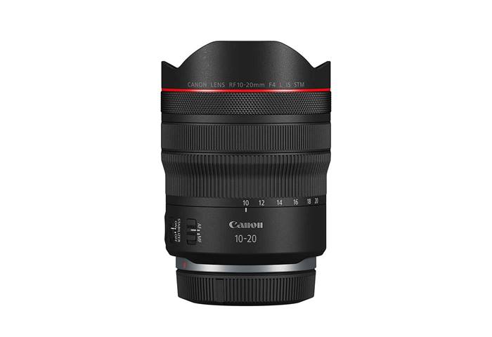 Side profile image of RF 10-20mm f/4L IS STM with cap