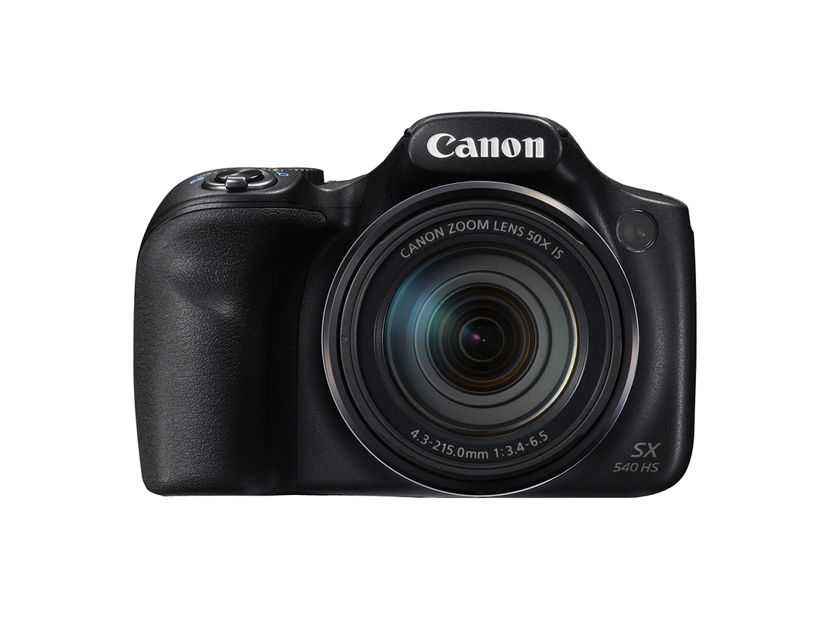 Canon PowerShot SX540 HS digital compact camera black front