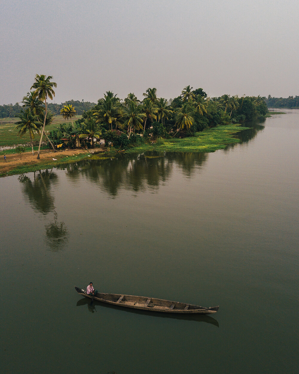 Image of Kerala Backwaters, India. Shot by Melissa Findley