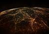 Data connectivity in the world at night