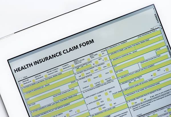 Digital form on tablet