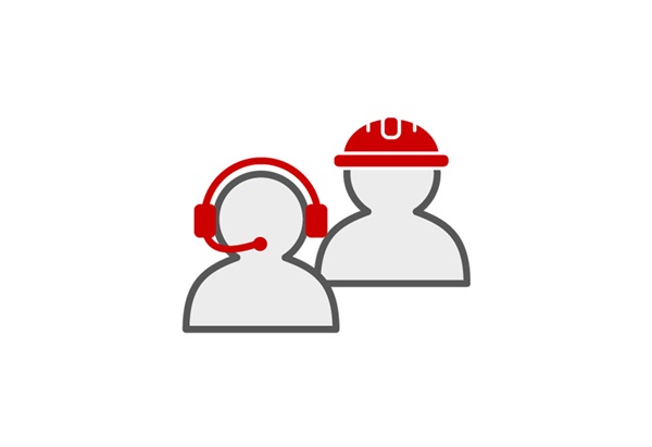 Expert knowledge and service icon