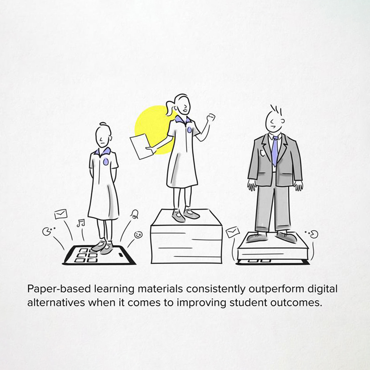 Education Paper Based Highlight Block