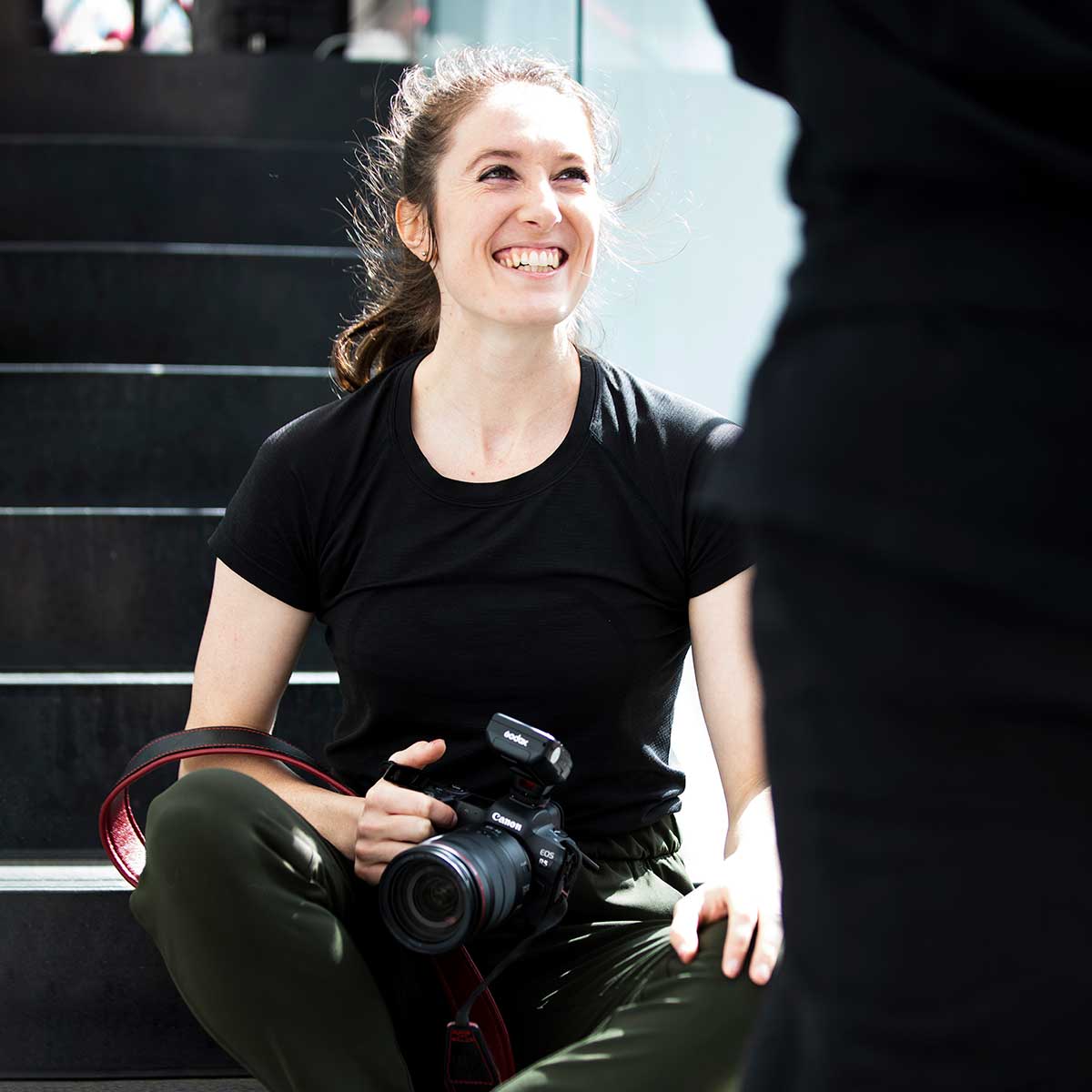 Alisha Lovrich using Canon gear