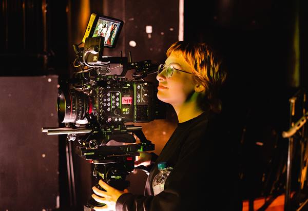 Kate Cornish using a Canon Cinema Camera