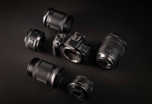 Canon EOS Mirrorless Camera with RF lenses