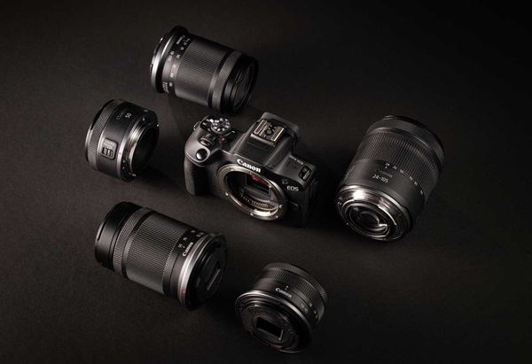 Canon EOS Mirrorless Camera with RF lenses