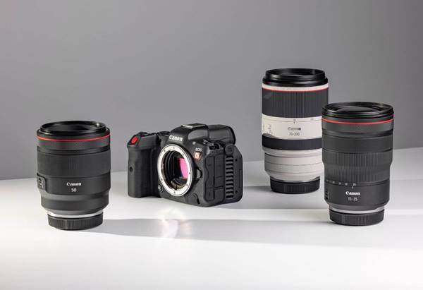 Canon EOS Camera with RF Lenses
