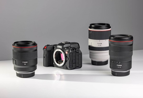 Canon EOS Camera with RF Lenses
