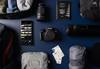 Flatlay image of backpacker items taken using Canon EOS R50