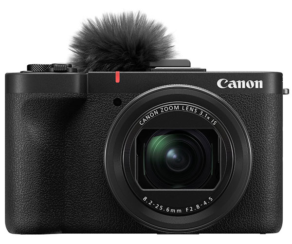 Front profile product image of the PowerShot V1 compact camera