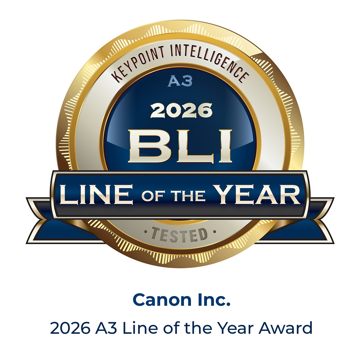 Canon imageFORCE printers – BLI 2026 A3 Line of the Year Award