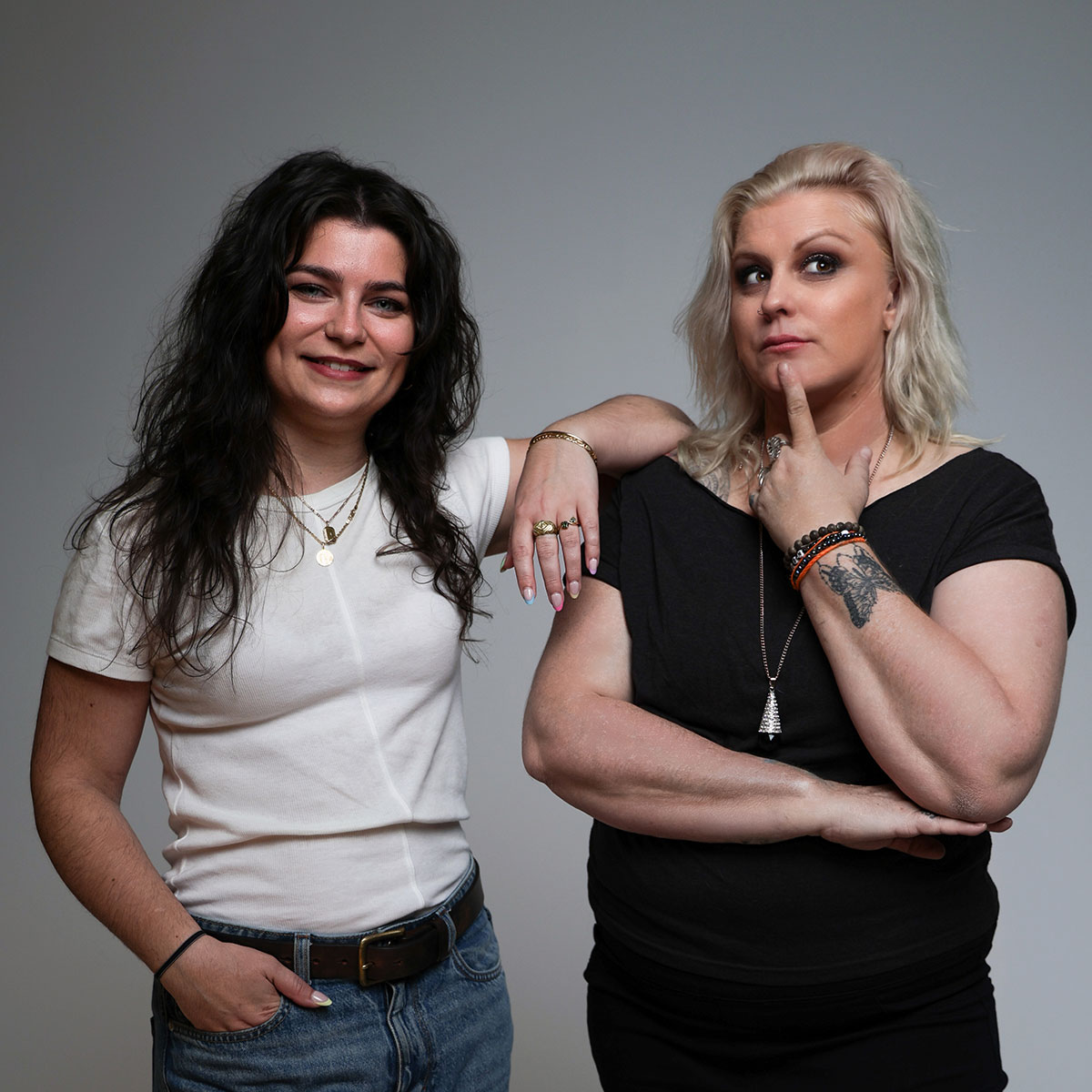 Pitch Your Pod competition winners, Monique Pizzica and Amanda Starkey of Lens Republic