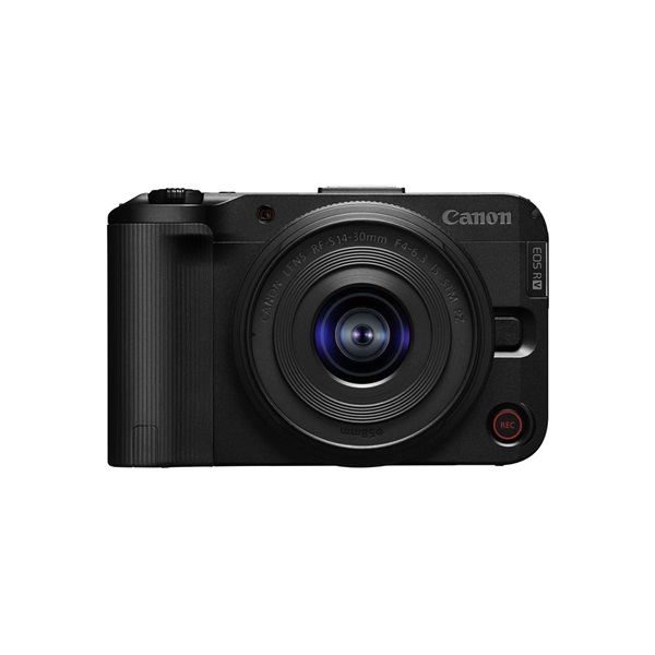 Front profile image of the EOS R50 V camera