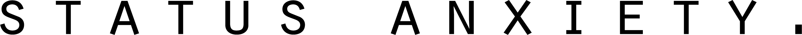 STATUS ANXIETY.