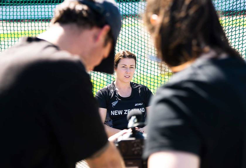 Image of Julia Ratcliffe behind the scenes