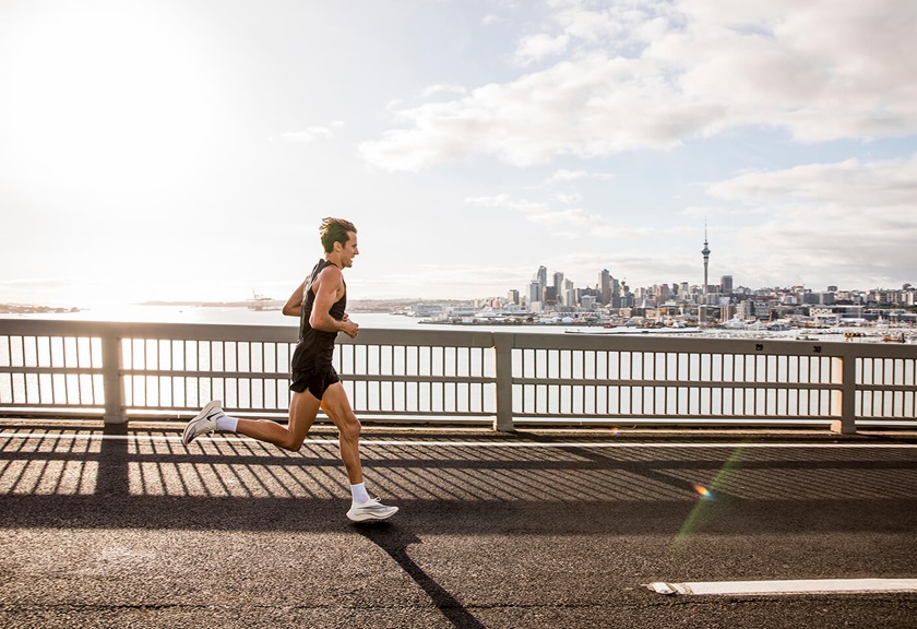 Image of an athlete running by Alisha Lovrich