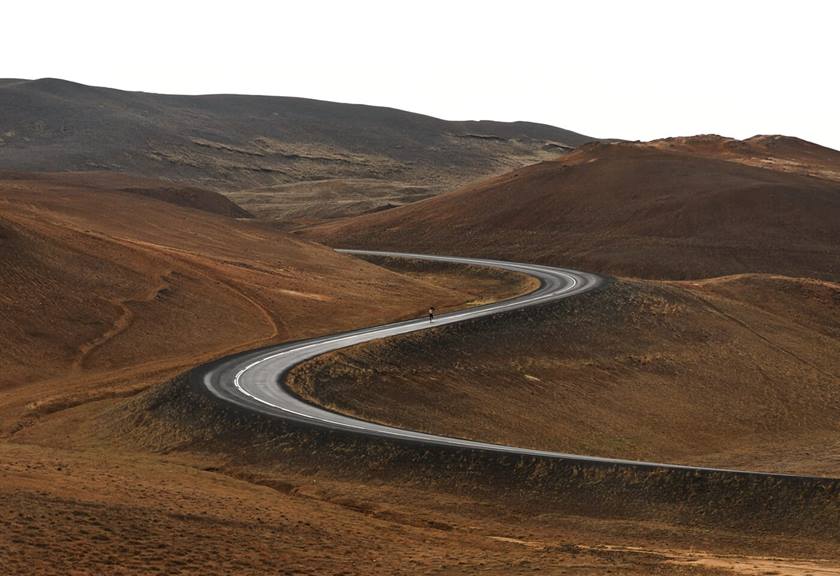 Image of winding road taken by Jarrad Seng