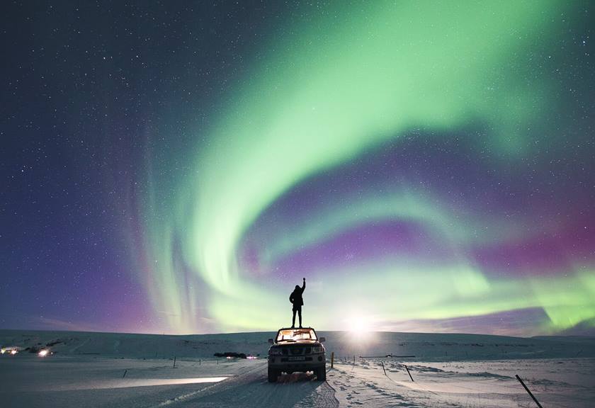 Northern lights taken by Jarrad Seng