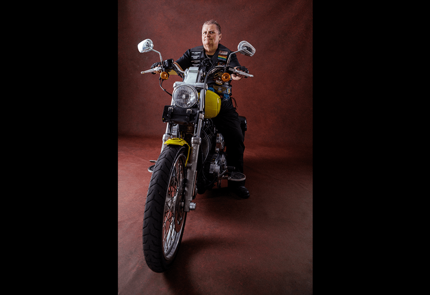 Image of Cassandra Merwood of Dykes on Bikes taken by Canon Ambassador Kate Cornish