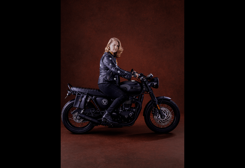 Image of Sommer Moore of Dykes on Bikes taken by Canon Ambassador Kate Cornish