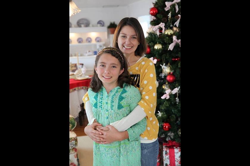 Sisters during christmas taken using EF 24-70mm f/2.8L II USM