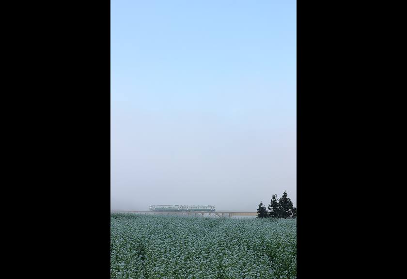 Image of train far away taken with EOS 1D X Mark III
