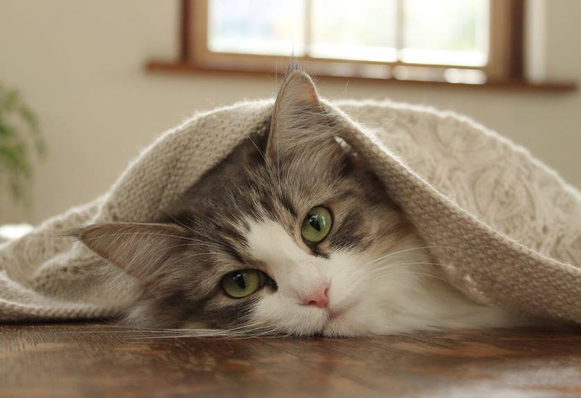Portrait image of cat taken with EOS 3000D