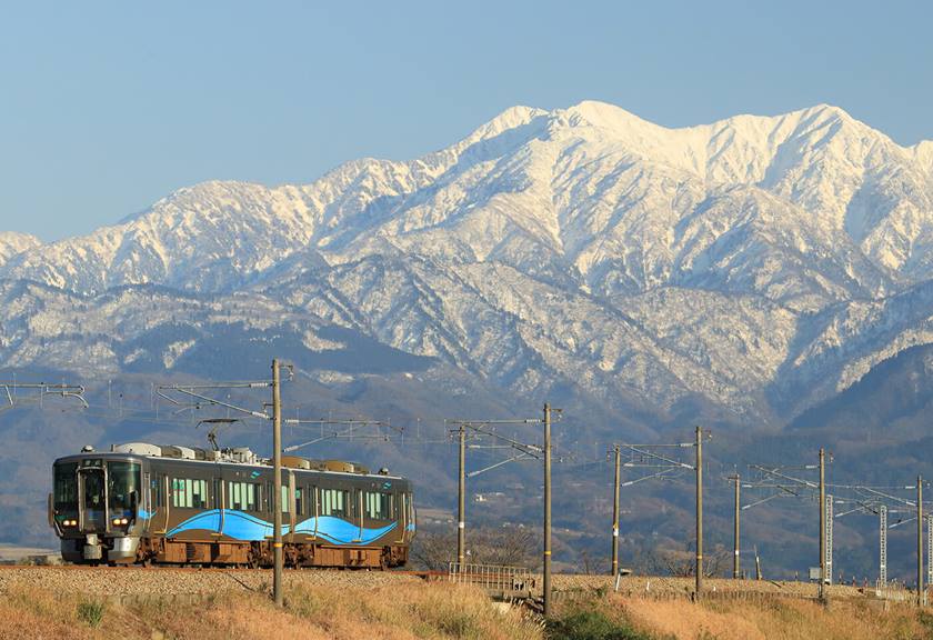 Train with alps taken using EOS 850D