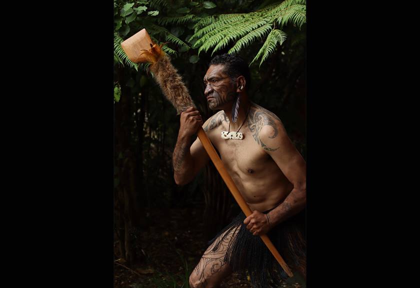 Image of tribal man taken using EOS 850D