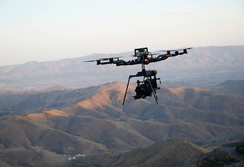 EOS C500 Mark II in a drone