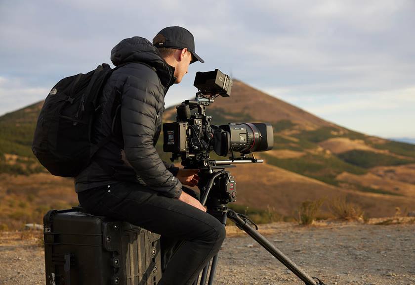 EOS C500 Mark II and director