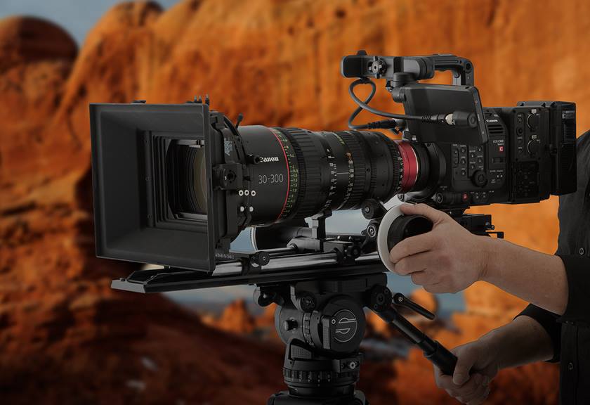 EOS C500 Mark II setup