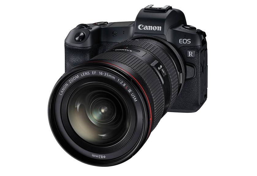 Canon EOS R, Control Ring Mount Adapter EF-EOS R and lens