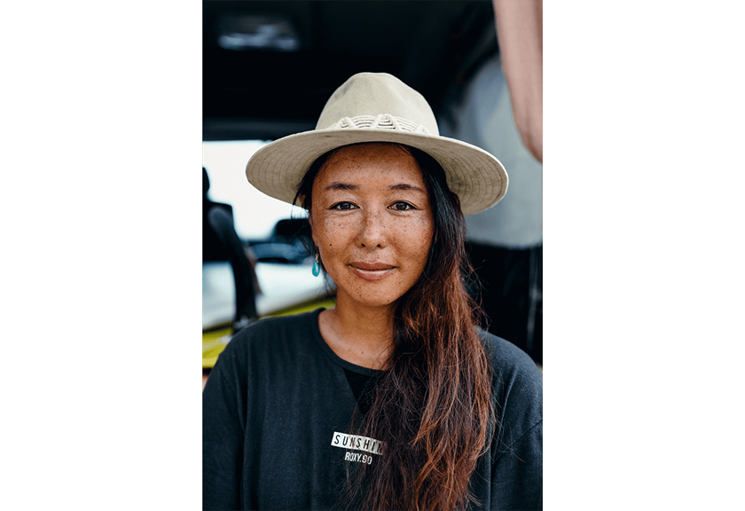 Portrait of girl wearing hat taken using RF 50mm f/1.2 L USM