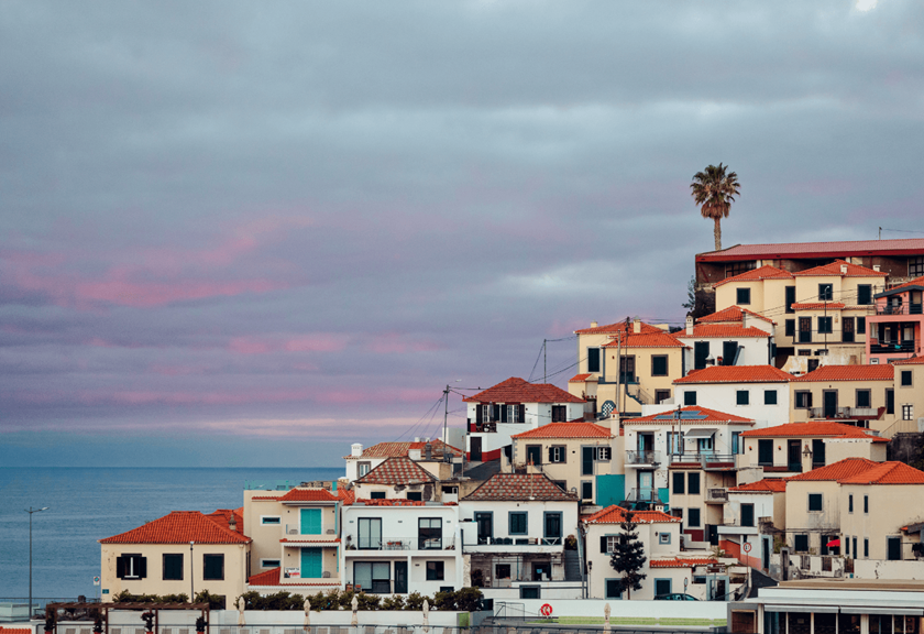 Layered houses Madeira