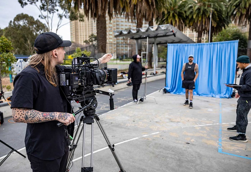 Behind the scenes filming with Canon cinema gear