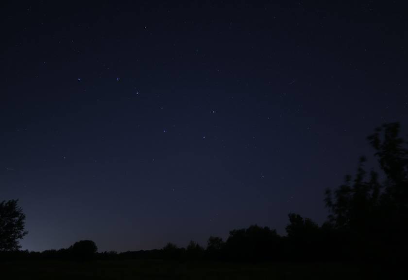 Image of a dusk captured with RF 24mm f/1.4L VCM lens
