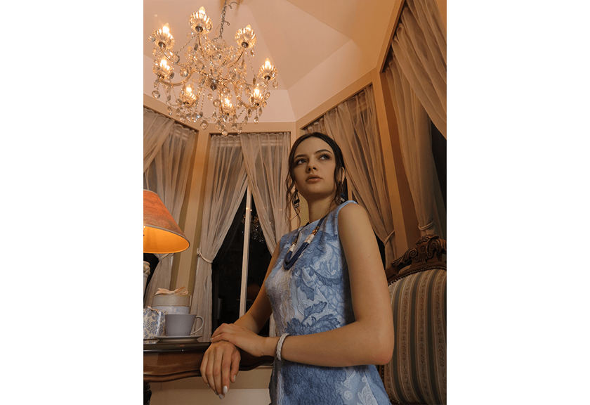 Portrait image of woman taken with PowerShot SX740 HS