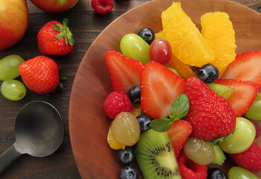 Image of fruit bowl taken with PowerShot SX740 HS