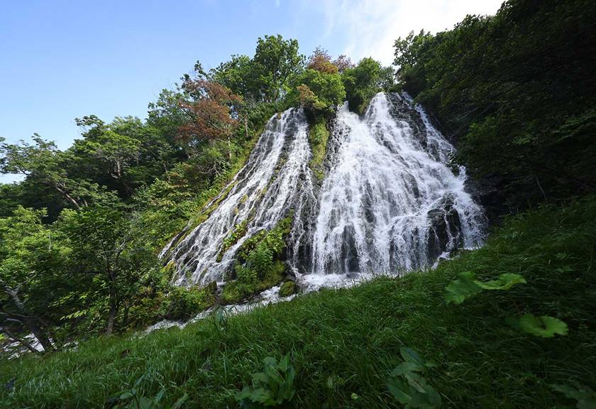 Image of waterfalls taken using the RF 10 20mm f4L IS STM lens