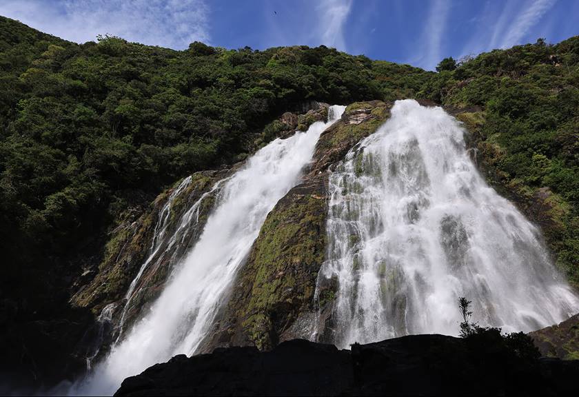 Image of waterfalls taken with RF 14-35mm f/4 L IS USM wide angle lens