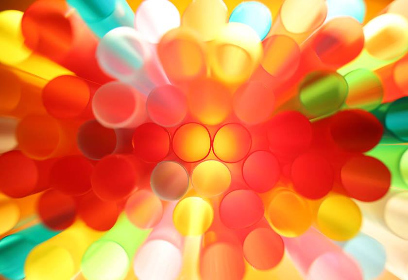 Macro image of straws taken with RF 24-105mm f/4-7.1 IS STM