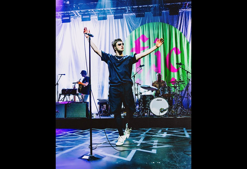 Image of a band performing live taken by FRMEFEST 2025 creator Darcy Goss