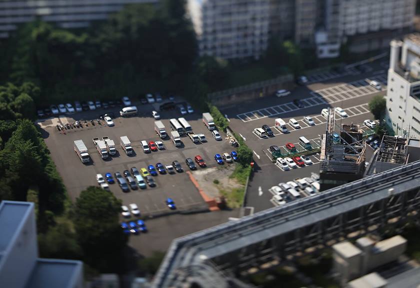 Carpark sample image taken with TSE 90mm f2 8L Macro Tilt Shift