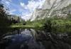Lake and mountains
