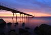 Jetty at sunset, taken with the Canon PowerShot G7X Mark II digital camera