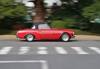 Slow motion shot of a red car, taken with the Canon PowerShot G7X Mark II digital camera