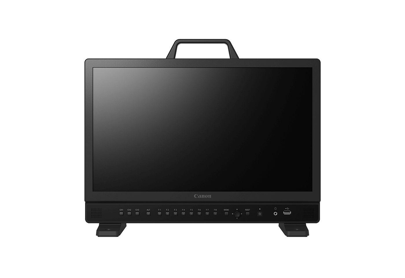Front profile image of DP-V1830 4k display with handle